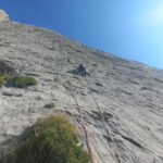 Helen en el primer largo