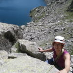 Helen en el primer largo