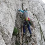 Inicio del sexto largo