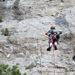 Helen en el primer largo