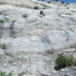 Helen en el primer largo