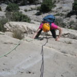 Eli en el segundo largo