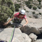 Helen en el primer largo