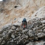 Emy en el primer largo