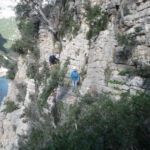 Neus y Emy durante el descenso