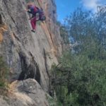 Helen en el primer largo