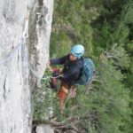 Emy en el primer largo