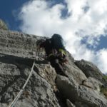 Emy al inicio del segundo largo