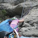 Neus al inicio del sexto largo