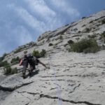 Victor al inicio del octavo largo