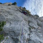 Helen en el primer largo