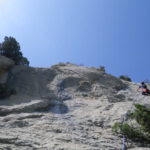 Victor en la parte dura del largo