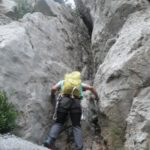 Ascenso por la canal