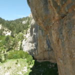 La pared desde el rápel